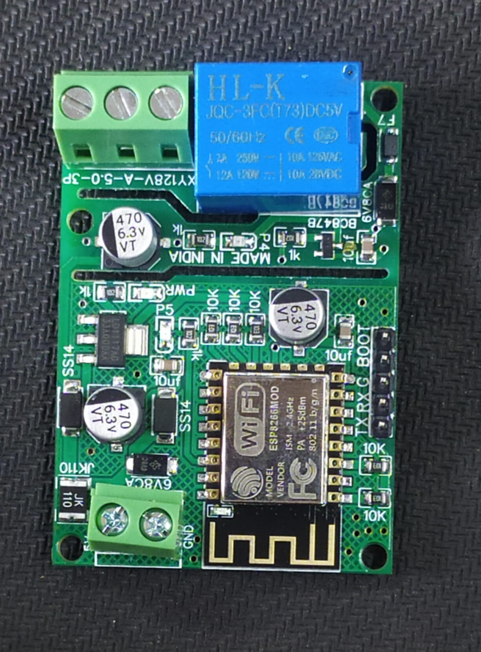 esp12f esp8266 1 Channel Relay Board  5V DC ET10941