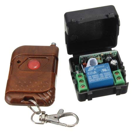 DC 12v 1CH Channel Wireless RF Remote Control Switch Transmitter Receiver 10A Relay ET5479