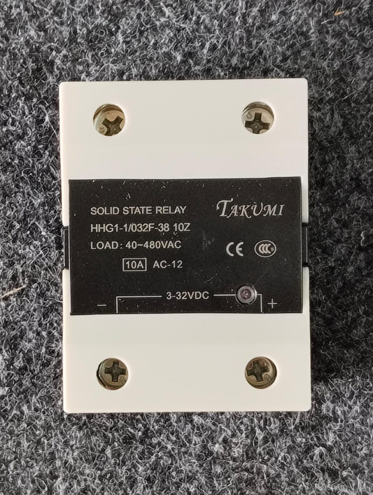 SSR 10A Solid State Relay TAKUMI HHG1-1/032F-38 10Z ET7894