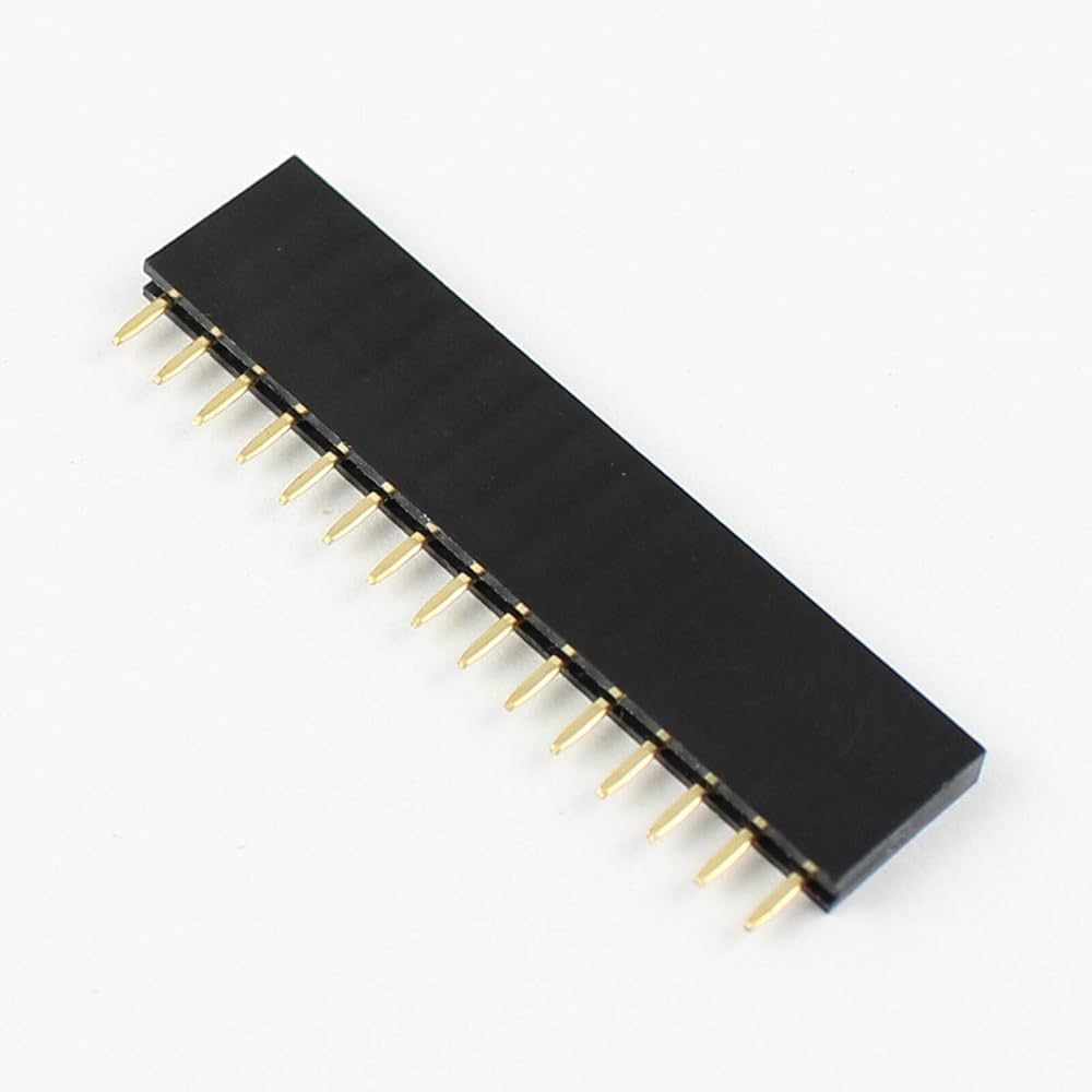 15 Pin Female Header 2.54mm Straight 1x15P ET7655