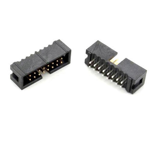 16 Pin MALE STRAIGHT BOX FRC CONNECTOR 2.54MM PITCH ET8285