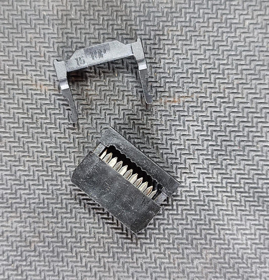 10 PIN FEMALE FRC CONNECTOR 2.54mm ET8351