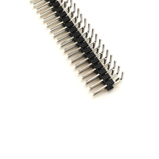 80 Pin bent Male Header Berg Strip 2.54mm double row 2x40 90 DEGREE ET8555