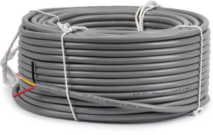 3 Core Round Cable Wire GREY 7/.0060 (7/38) 1 Meter ET8702