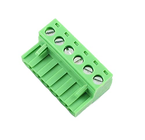 XY2500 6pin 5MM PITCH Right Angle FEMALE Terminal Block Connector ET8390