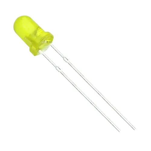 YELLOW 3mm LED DIFFUSED ET7015