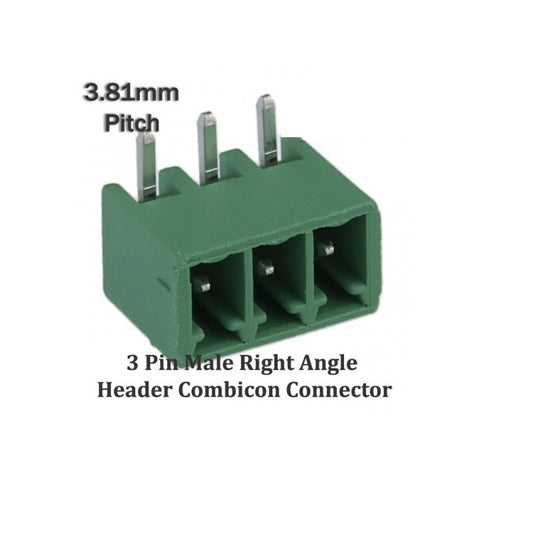 XY2500 3pin 3.81mm pitch male Right Angle pcb Terminal Connector ET8839