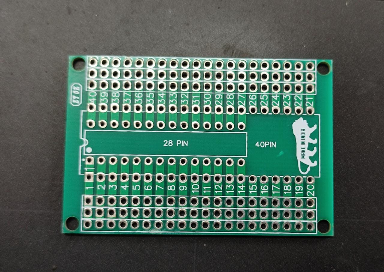 40 PIN TO 4 PIN DIP IC BREAKOUT BOARD PCB ONLY ET5804