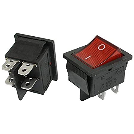 LED ROCKER SWITCH 250V 4A 20mm*15mm ET8375