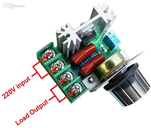 E-DIMMER AC 50-220V 2000W SCR Triac Electric Voltage Regulator Temperature/Motor Speed Controller Light Dimmer ET5267