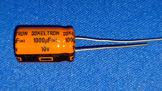 KELTRON 1000uF 10V Electrolytic Capacitor 85C?20% ET5589