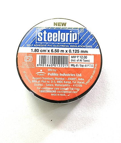 BLACK Insulation Tape STEELGRIP ET8075