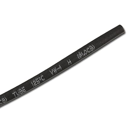 BLACK 1mm Heat Shrink Tube 1meter ET2000