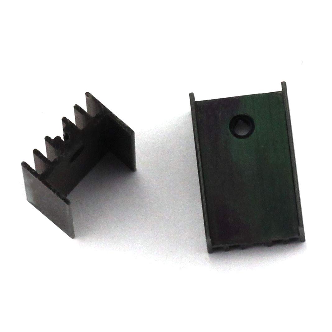 Heatsink 23*23*16MM BLACK Aluminum Heatsink ET8361