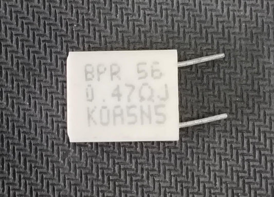 0.47 ohm 5W WIRE WOUND RESISTOR 0E47 vertical ETA2106