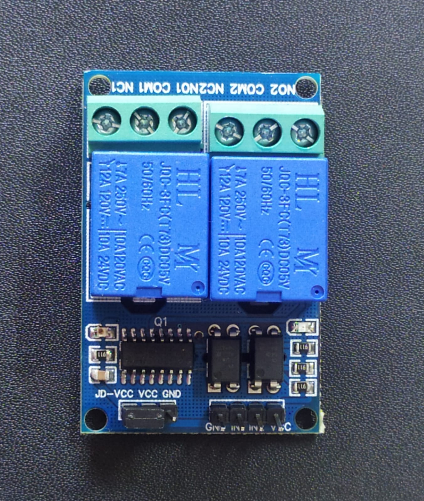 5V TWO 2 Channel Relay Module With Optocoupler LOW TRIGGER ET5070