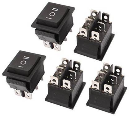 Rocker Switch 6 LEG 3P 3 Position On-Off-On Toggle Wiring Boat  250V 4A 20MM*15MM ET8590