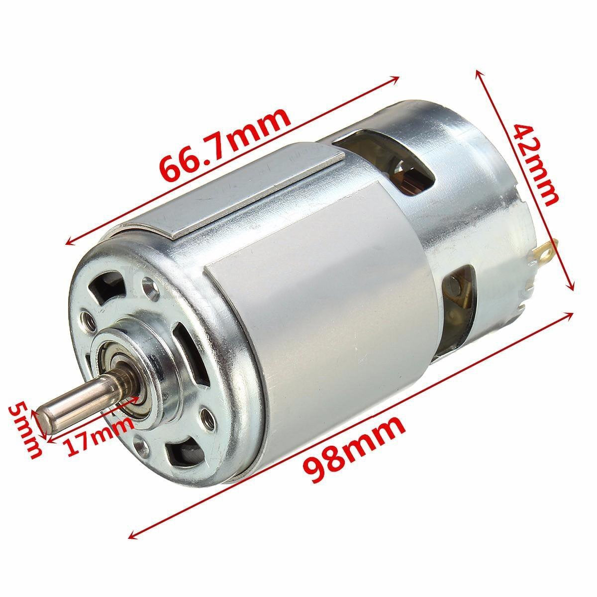 775 Motor 12V DC Motor 12V-36V 24V 3500-9000RPM ET6156