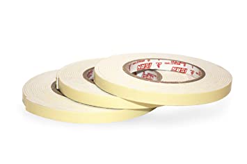 10MM WIDTH Double Sided White Foam Tape 1 meter ET8494