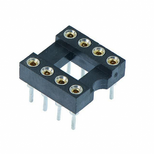 8 PIN ROUND IC BASE  SOCKET OR HOLDER 2.54MM PITCH ET7260