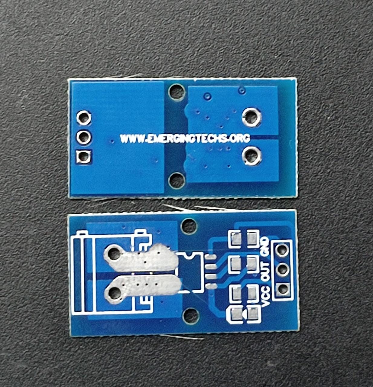 PCB FOR ACS712 OR ACS723 CURRENT SENSOR ET7262