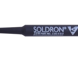 FLAT SOLDRON  25w ceramic black Bit 25 watt ET8222