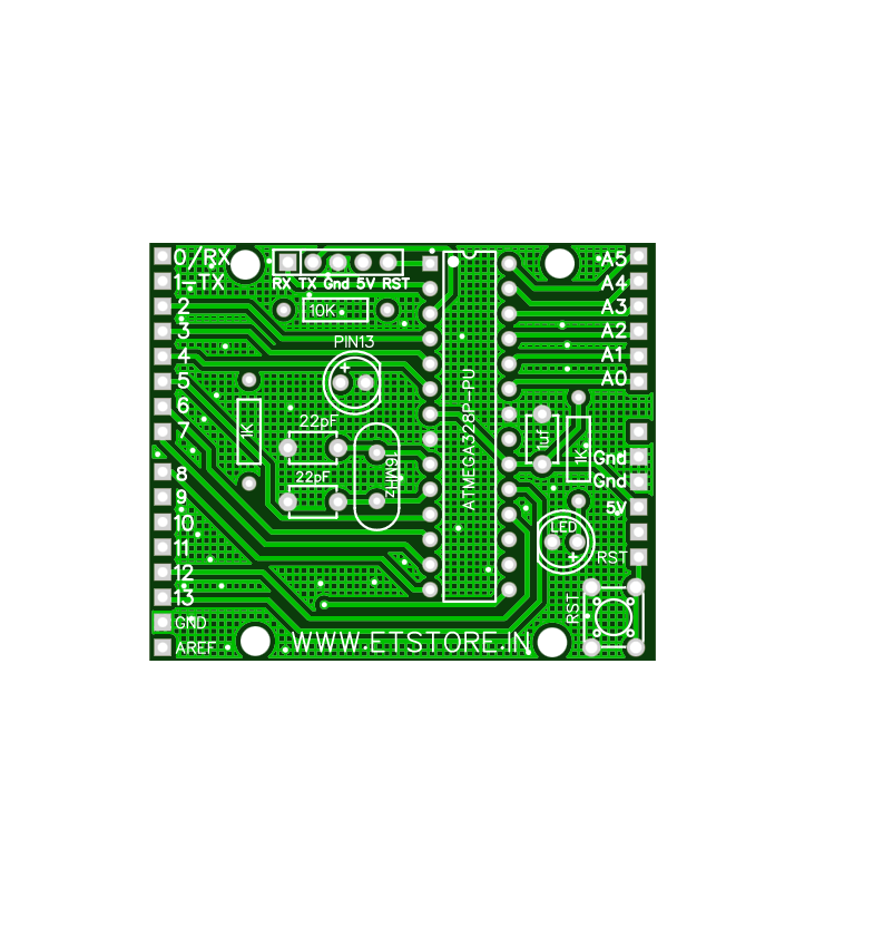 ARDUINOSHIELD BREAKOUT BOARD PCB 5V SHIELD TYPE ET5003