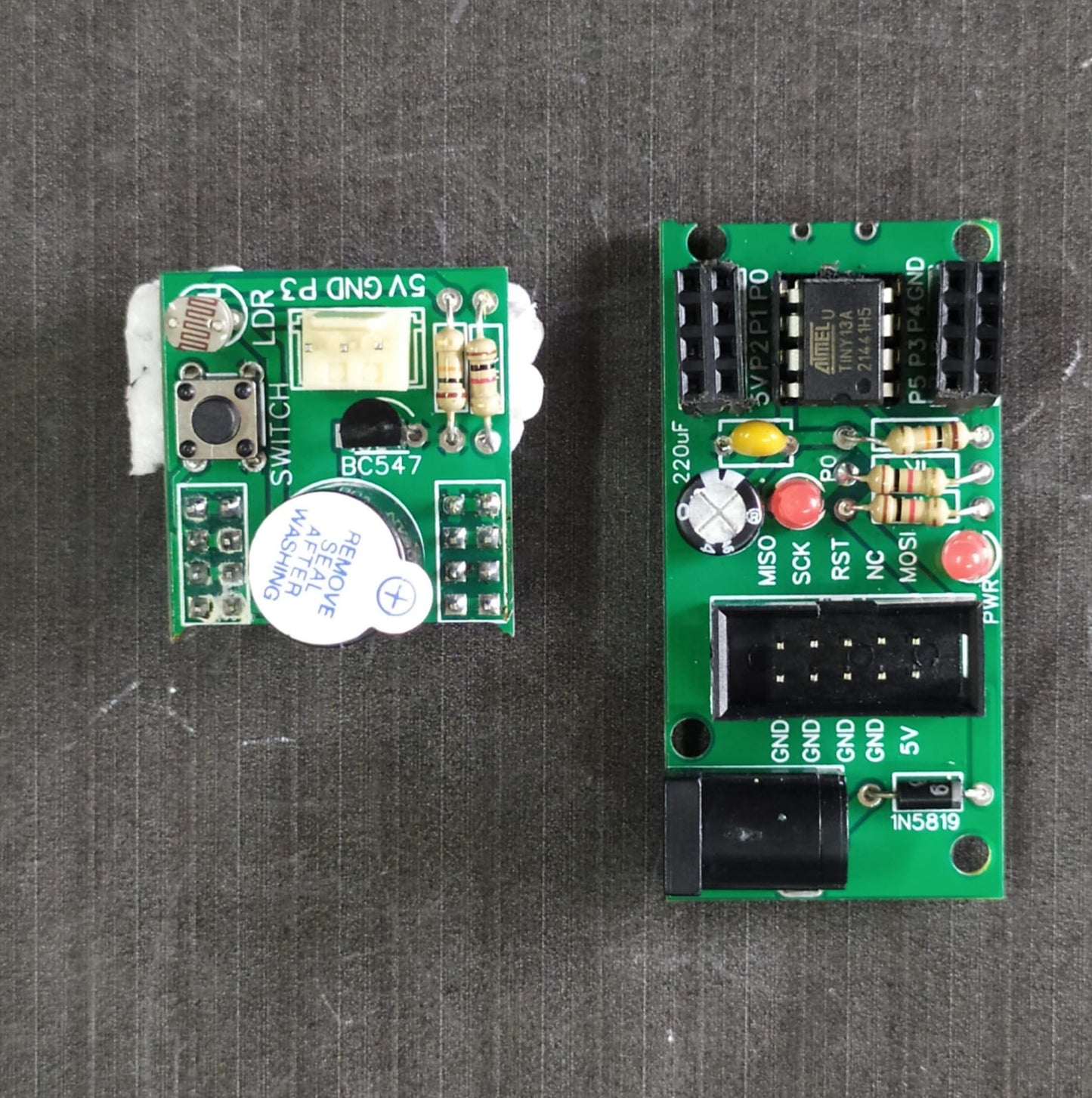 ATTINY13A BOARD WITH IO SHIELD 5V ET10962