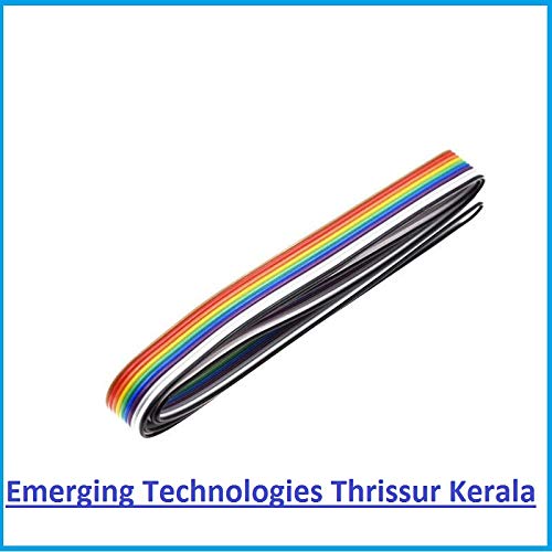 1 METER Ribbon Cable Rainbow 7/0.0052 WIRE 10 core ET8199