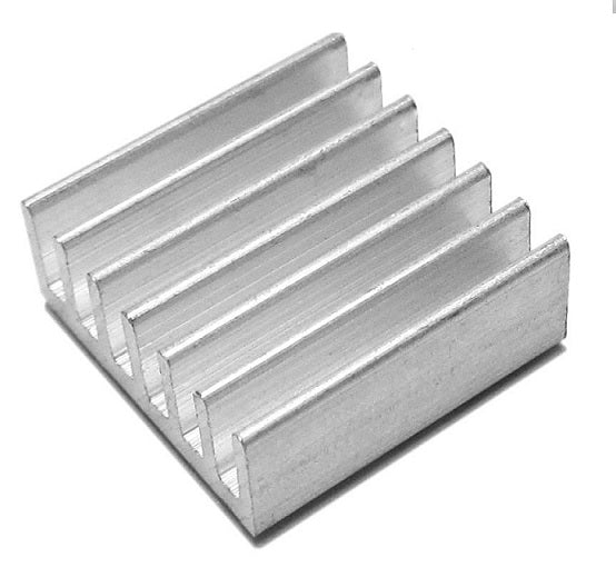 14x14x6mm Pure Aluminium Heat sinks for Raspberry Pi 3 ET8250