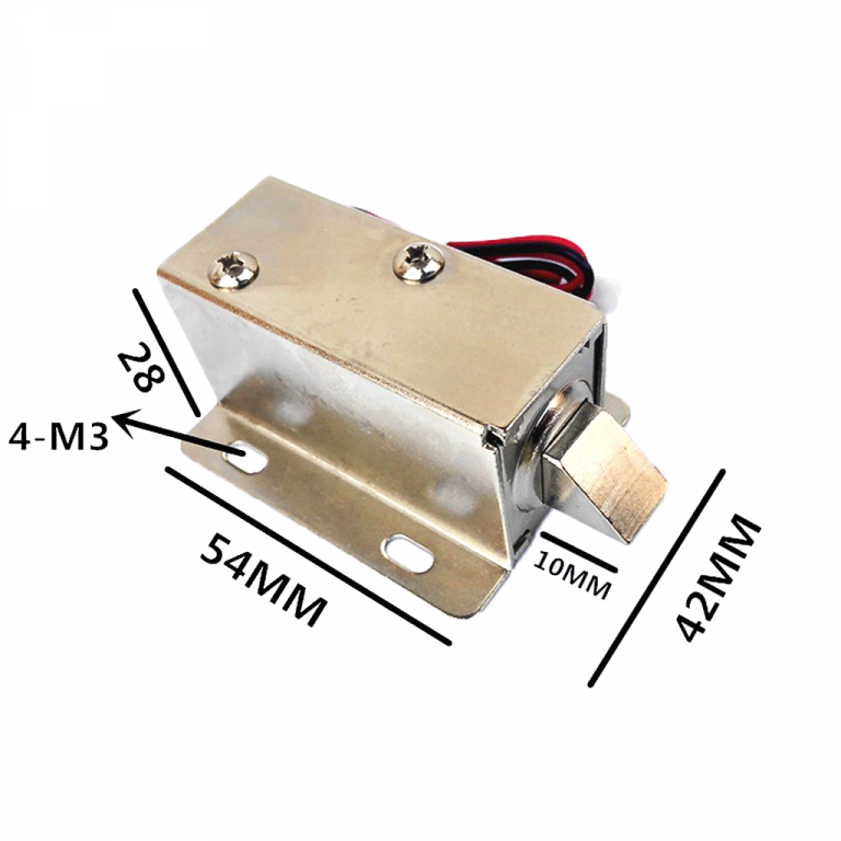 Solenoid Lock large 54x42x28mm 12VDC ET5172