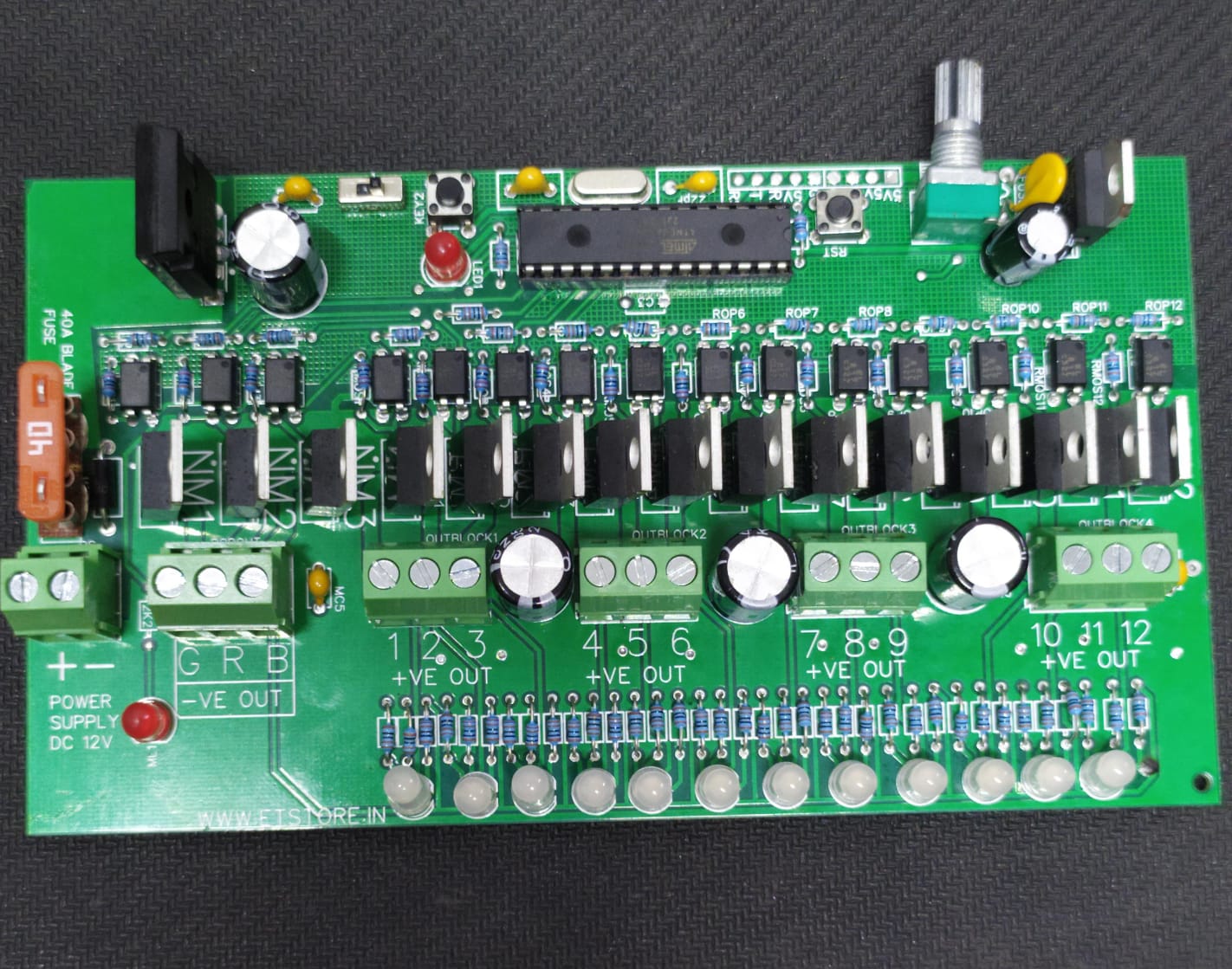 DC Design Chaser 12 Channel RGB 7-15V DC 10A ET10894