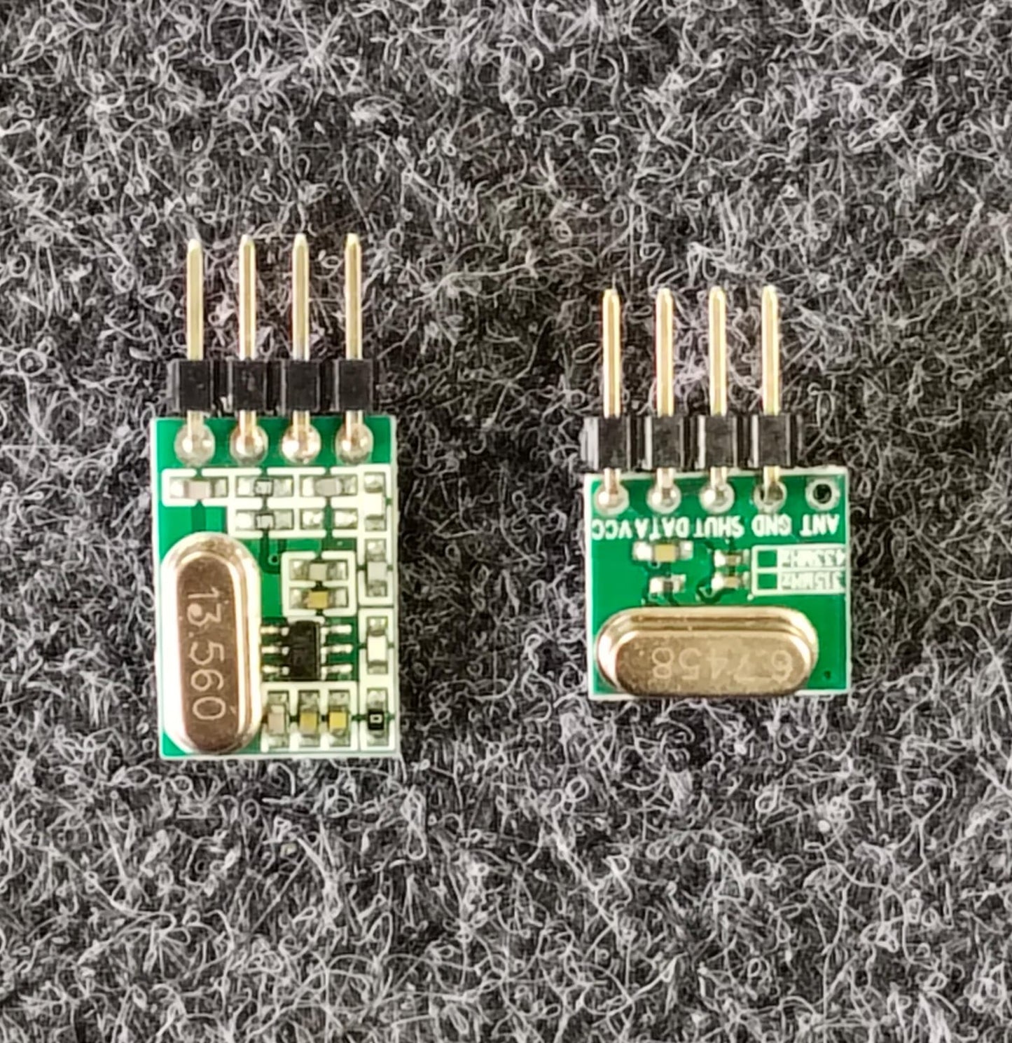 DRA887RX and DRA885TX Pair 433MHz Superheterodyne ASK Receiver Module ET7880