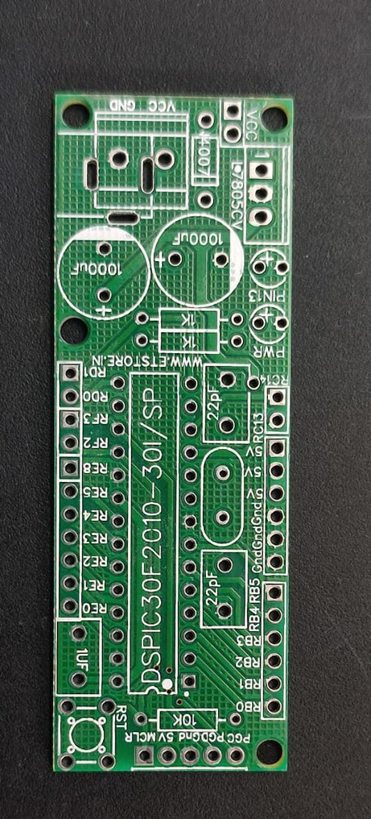 PCB FOR 28 PIN dsPIC30F2010 DEVELOPMENT BOARD ET7253