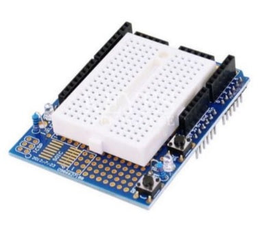 Arduinouno Proto Shield prototype expansion board with SYB-170 mini breadboard ET5084