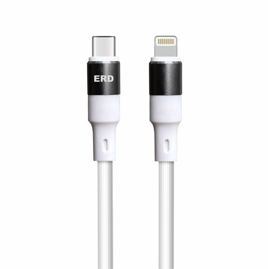 ERD UC-112 USB-C TO Lightning Metal Data Cable 25W 1 Meter UC112 ET6428