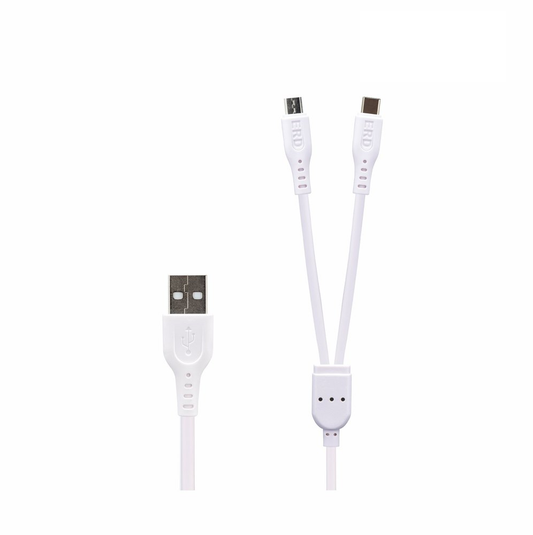 ERD UC-80 Multi USB Cable (2 in 1) 1 METER UC-80 micro + usb-c ET6421