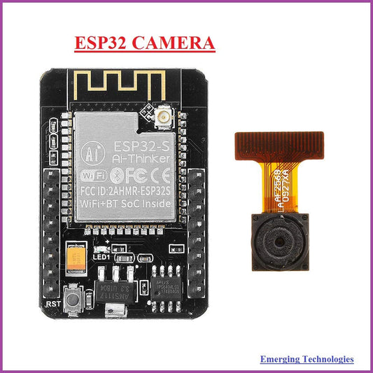 ESP32 Camera DEVELOPMENT BOARD WIFI+BLUETOOTH WITH OV2640 MODULE ET5153