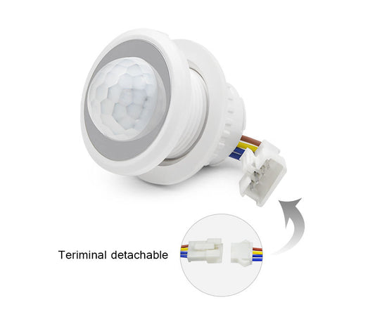 AC 220V PIR Infrared Motion Sensor With Adjustable Light Sensitivity and Time Delay 40W ET5058