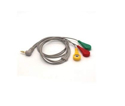 ECG/EKG / EMG cable Wire 3 lead 3.5mm jack ET5155