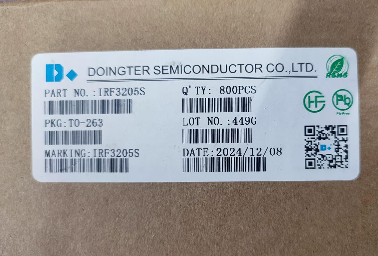 IRF3205S TO263 SMD MOSFET 55V 110A N-Channel DOINGTER  SMD ETA2009