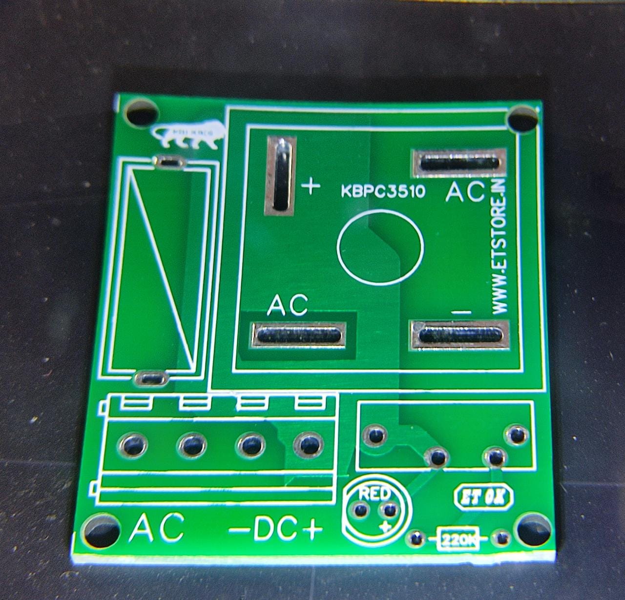 BRIDGE RECTIFIER PCB FOR KBPC3510 OR KBPC5010 MINI ET9495