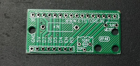 PCB FOR 16X2 OR 20x4 LCD ET5797