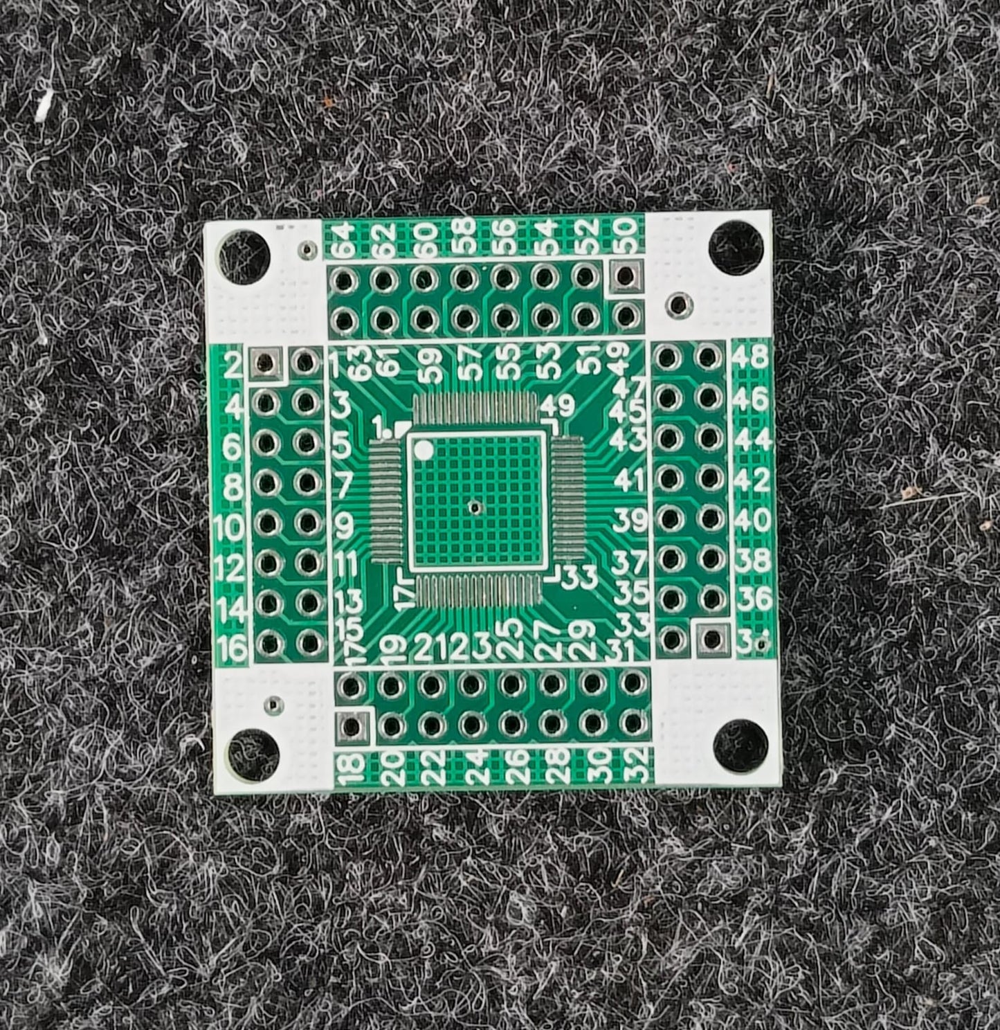 LQFP64 Breakout Board smd to DIP Adapter ET6562