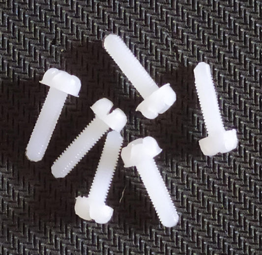 NYLON M3x12mm PLASTIC SCREW 15MM LENGTH ET6463