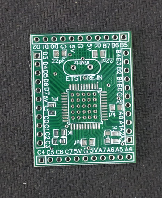 PCB For ATMEGA16A / ATMEGA32A  SMD TQFP44 BOARD ET7537