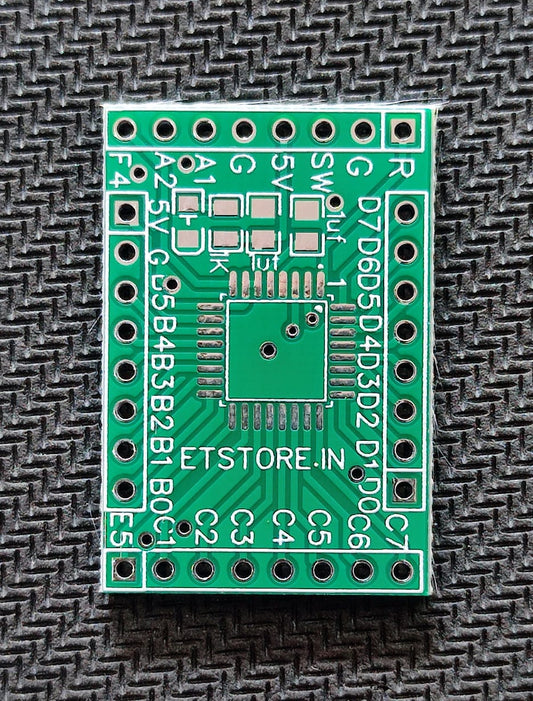 PCB FOR STM8S005K6T6CTR or STM8S105K6T6CTR LQFP32 BREAKOUT BOARD ET7401