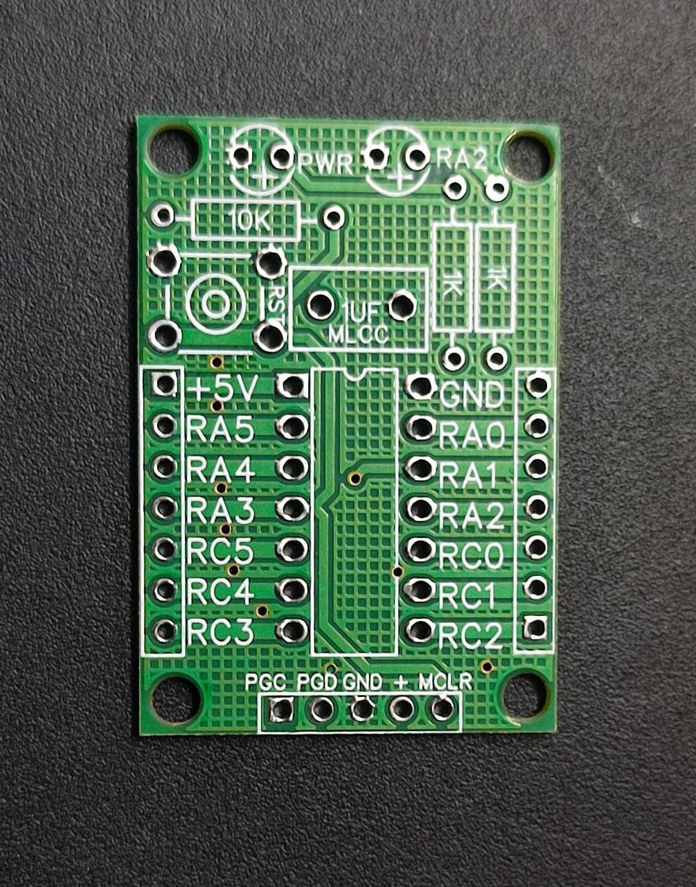 PCB FOR 14 PIN PIC DEVELOPMENT BOARD 5V ET9678