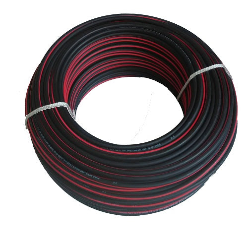 RED BLACK 4Sqmm COPPER SOLAR/DC Cable Wire 1meter POLYCAB ET2034