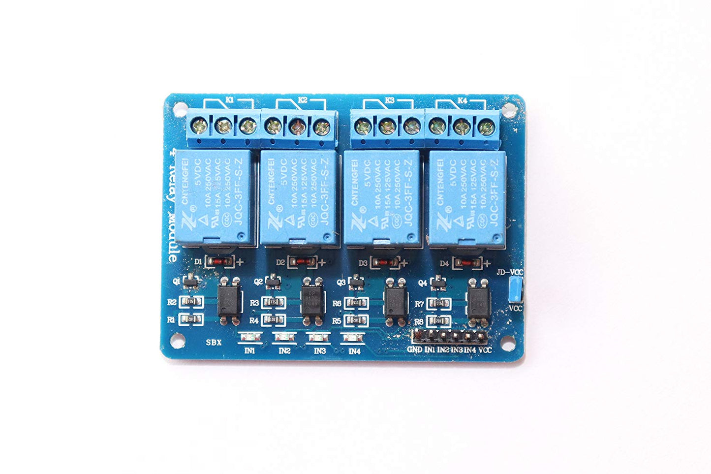 5V FOUR 4 Channel Relay Module With Optocoupler ET5068